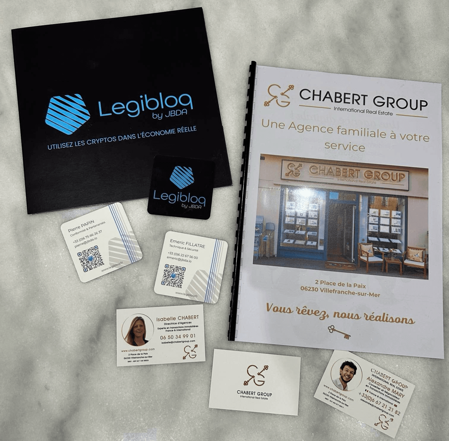 Legibloq & Chabert Group marketing decks